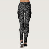 Zwarte Bandana Teveel Leggings (Achterkant)