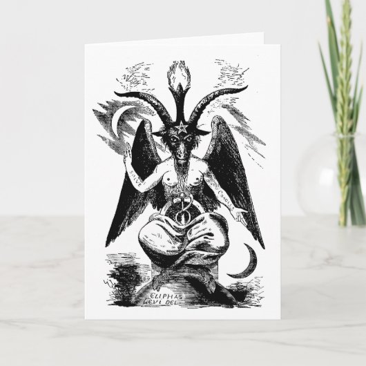 (Zwarte) Baphomet Kaart (Voorkant)