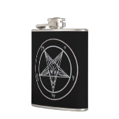 Zwarte Baphometkolf Heupfles (Links)