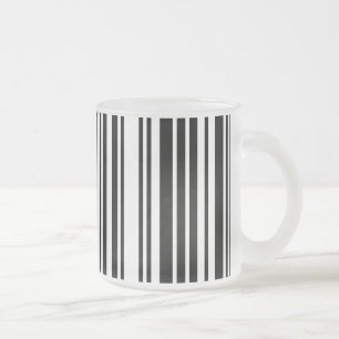 Zwarte Barcode Matglazen Mok