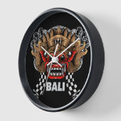 Zwarte Barong Bali: Timeless Tradition Wall klok (Hoek)