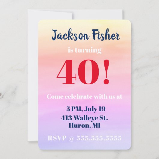 Zwarte bas in de Zuid-Birthday Kaart (Achterkant)