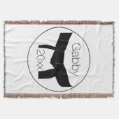 Zwarte basisgordel voor Martiale Kunsten Deken (Voorkant)