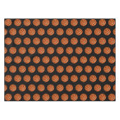 Zwarte basketbal kids verjaardagsfeestje  tafelkleed (Voorkant (Horizontaal))