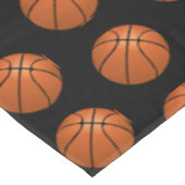 Zwarte basketbal kids verjaardagsfeestje  tafelkleed (Gekanteld)