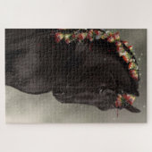 Zwarte Beauty Friese Paard - Puzzel (Horizontaal)
