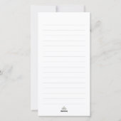 Zwarte Beauty Friese Paard - Wenskaart Feestdagenkaart (Achterkant)