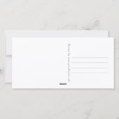 Zwarte Beauty Friese Paard - Wenskaart Feestdagenkaart (Achterkant)