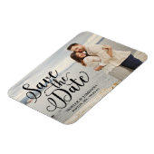 Zwarte bedekking met letters | De datummagneet ops Magneet (Linkerzijde)