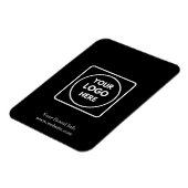 zwarte bedrijfsmagnet | Custom Professional Magneet (Linkerzijde)