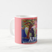 Zwarte beer appels mok (Voorkant links)