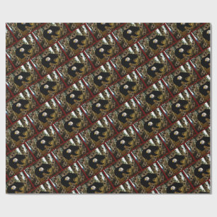 Zwarte Beer Bald Eagle Wilderness Cadeaupapier