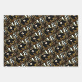 Zwarte Beer Bald Eagle Wilderness Inpakpapier Vel (Voorkant 2)