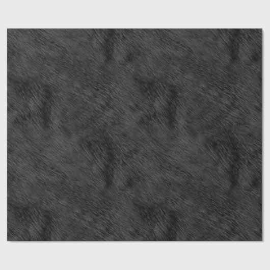 Zwarte Beer Cadeaupapier (Vlak)