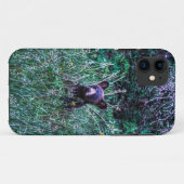 Zwarte Beer Cub & Grasses Wildlife Foto Case-Mate iPhone Case (Achterkant (horizontaal))
