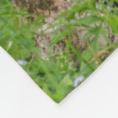 Zwarte Beer Cub | Grote rokerberg Fleece Deken (Hoek)