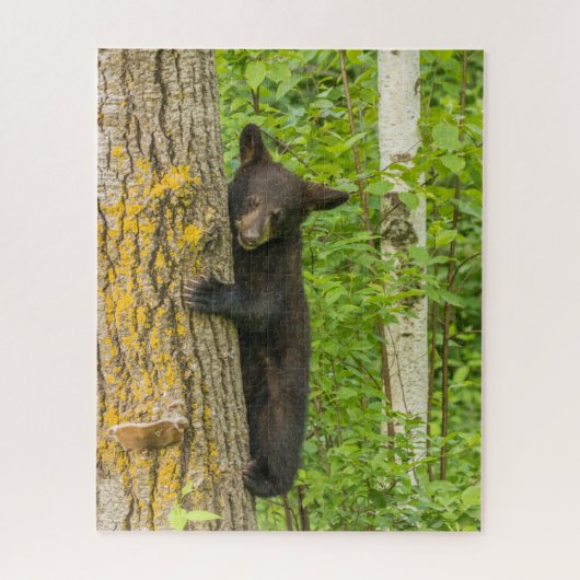 Zwarte Beer Cub | Minnesota Legpuzzel (Verticaal)