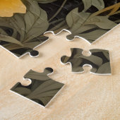 Zwarte Beer en gele boterbloem Legpuzzel (Zijkant)
