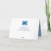 Zwarte Beer en sterretdag Kaart (Achterkant)