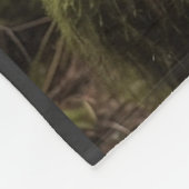 Zwarte Beer en Totem Pole Wildlife Art Fleece Deken (Hoek)