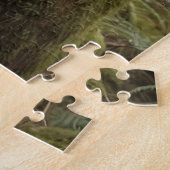 Zwarte Beer en Totem Pole Wildlife Art Legpuzzel (Zijkant)