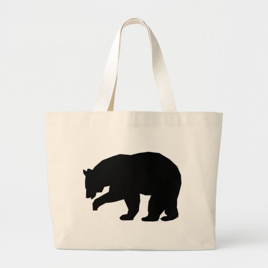 ZWARTE BEER GROTE TOTE BAG (Voorkant)