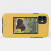 Zwarte beer in bos - Mount Baker, Washington Case-Mate iPhone Case (Achterkant (horizontaal))