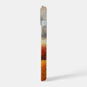 Zwarte beer in herfstbos iPhone 15 case (Linkerkant)