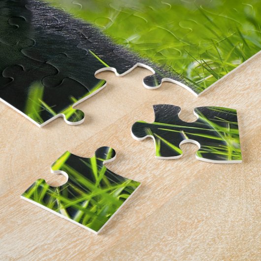 Zwarte Beer jagen, puzzle Legpuzzel (Zijkant)