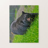 Zwarte Beer jagen, puzzle Legpuzzel (Verticaal)