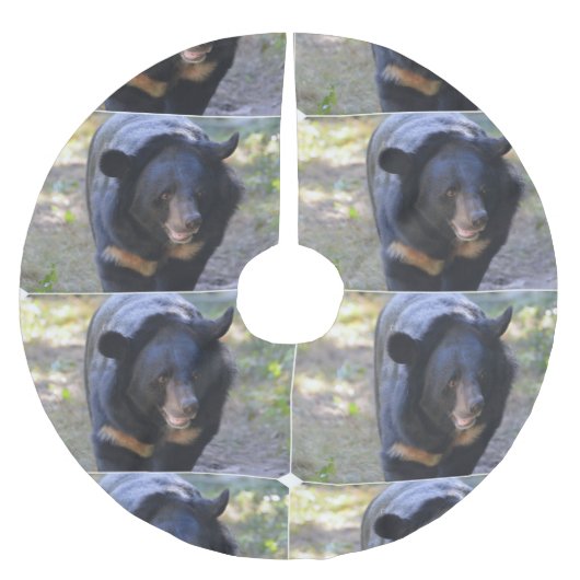 Zwarte Beer Kerstboom Rok (Voorkant)