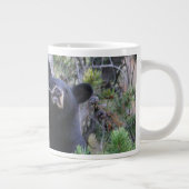 zwarte beer kubus grote koffiekop (Rechts)