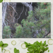 zwarte beer kubus theedoek (Gevouwen)