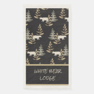Zwarte Beer Lodge Cabin Land Wilde Servet
