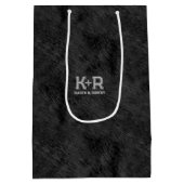 Zwarte Beer Medium Cadeauzakje (Achterkant)