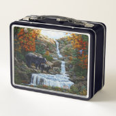 Zwarte Beer moeder en waterval (Achterkant)