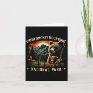Zwarte Beer Moeder Great Smokey Mountains National Kaart
