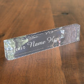 Zwarte Beer Naam Bord Naambordje (Zijkant)