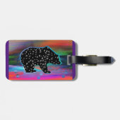 Zwarte Beer Spirit Northern Light Colour Bagagelabel (Achterkant horizontaal)