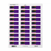 Zwarte Beer Spirit Northern Light Colour Etiket (Full Sheet)