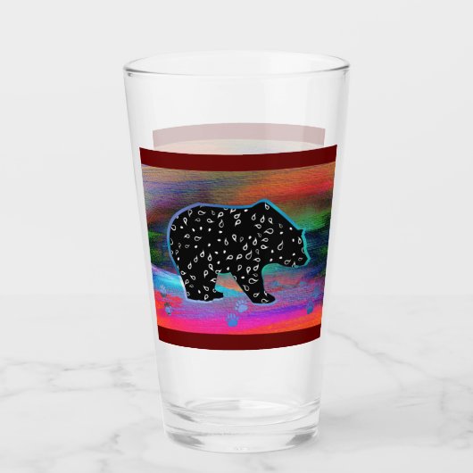 Zwarte Beer Spirit Northern Light Colour Glas (Voorkant)