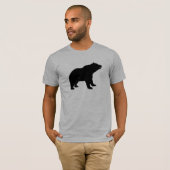 Zwarte beer t-shirt (Voorkant volledig)