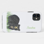 zwarte beer waterverf Case-Mate iPhone case (Achterkant (horizontaal))