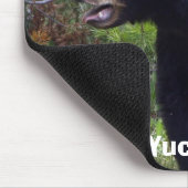 Zwarte Beer Wilde Dieren Muismat (Hoek)