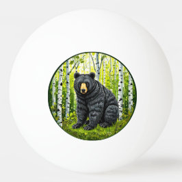🐻 Zwarte Beer Woud Gloed ❄️ Berken Bosland Pingpongbal
