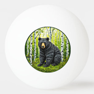 🐻 Zwarte Beer Woud Gloed ❄️ Berken Bosland Pingpongbal