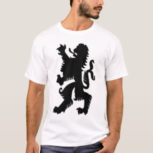 Zwarte Beierse leeuw T-shirt