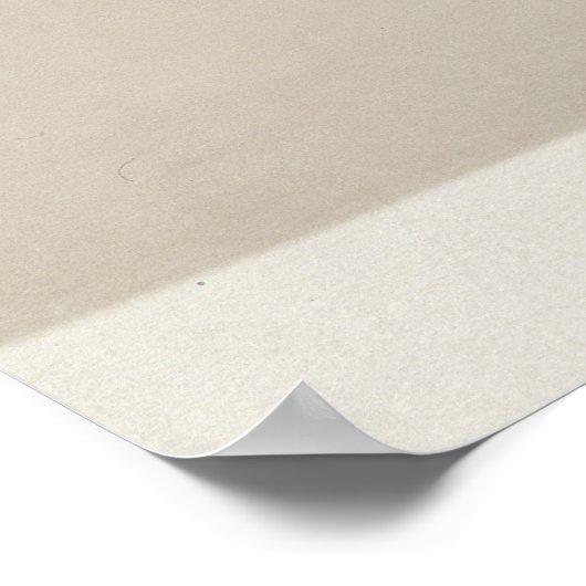 Zwarte beige kylix poster (Hoek)