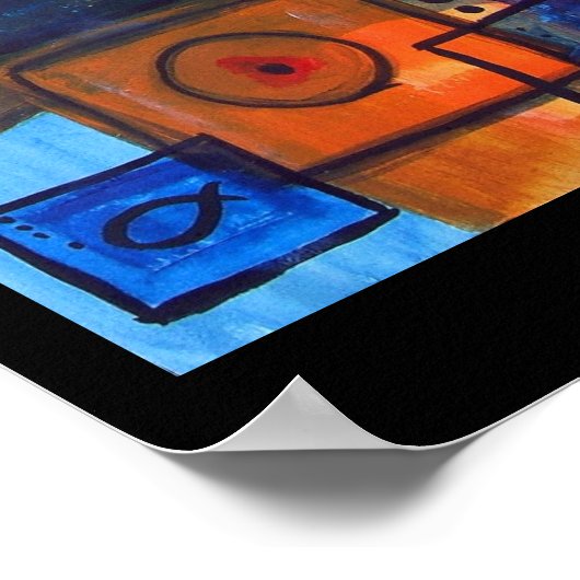 zwarte bellen poster (Hoek)