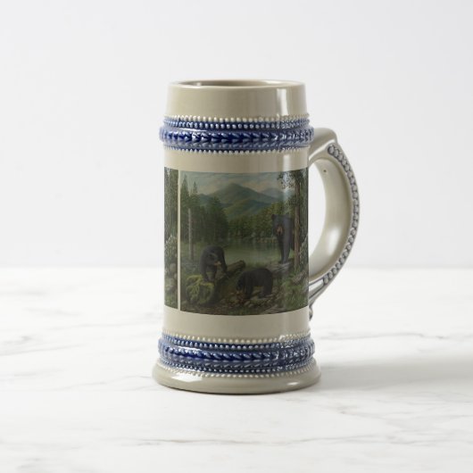 Zwarte Beren Bierpul (Voorkant rechts)